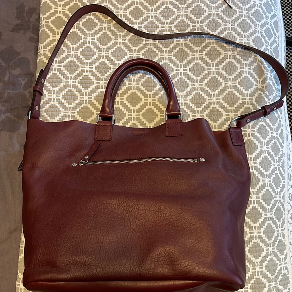 NWOT Shinola Burgundy Satchel
